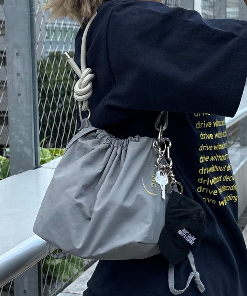 CIAOPANIC TYPY ショルダーバッグ 「UNISEX」ナイロン2WAY巾着