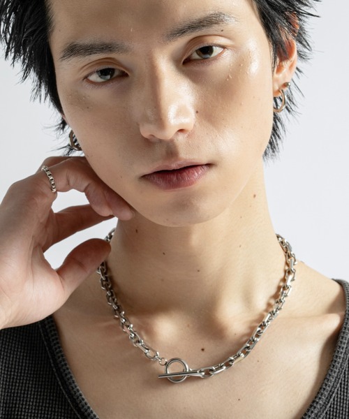 PLAN To ネックレス Surgical Stainless Wide Chain Necklace