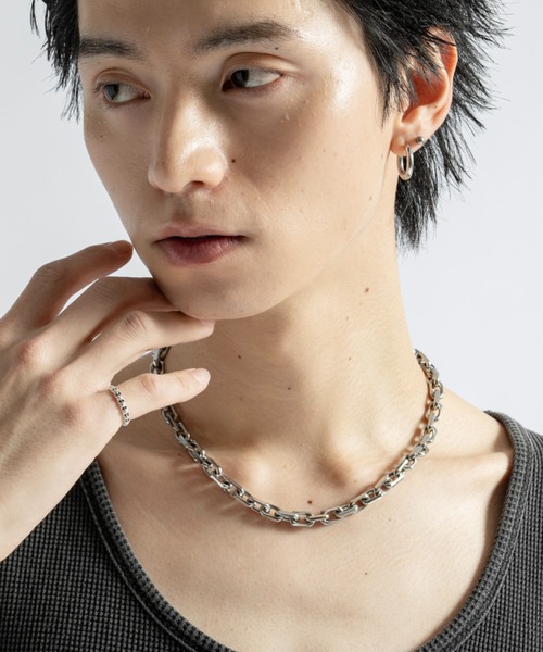PLAN To ネックレス Surgical Stainless Wide Chain Necklace