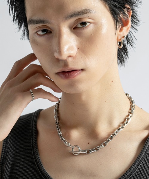 PLAN To ネックレス Surgical Stainless Wide Chain Necklace