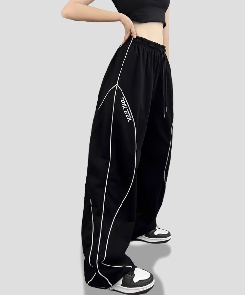GEMEDA スウェットパンツ ジャージ ストリートワイドレッグ
