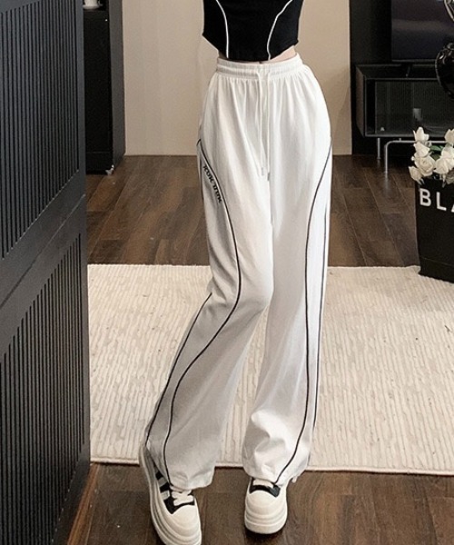 GEMEDA スウェットパンツ ジャージ ストリートワイドレッグ