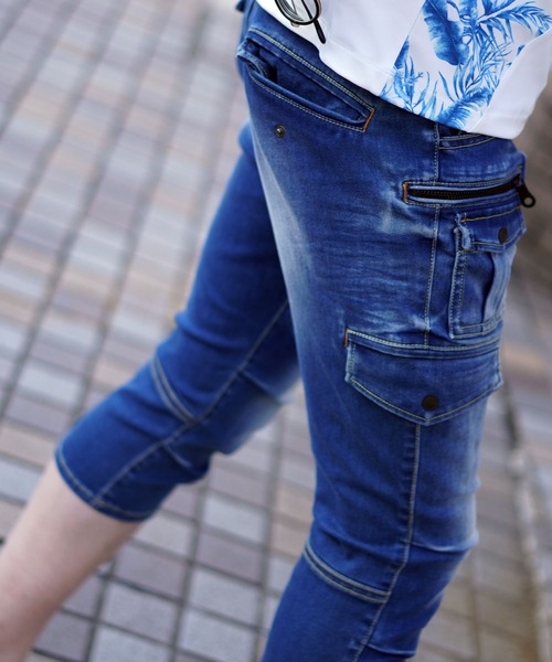 ASPESI テハトレッククロッフトカコハンツ 0138E792 85189 セール】《直営店限定》SIDE CARGO CROPPED PANTS / サイド