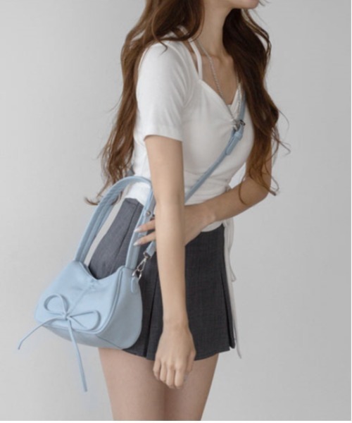 gossip!ロサンゼルス ショルダーバッグ バッグ Y2K リボンショルダー