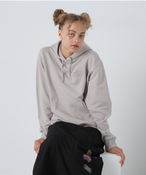 パーカー VARSITY LOGO SWEAT PARKA NYC/バーシティーロゴ スウェットパーカー ニューヨーク レディース AVIREX パーカー VARSITY LOGO SWEAT PARKA NYC/バーシティー