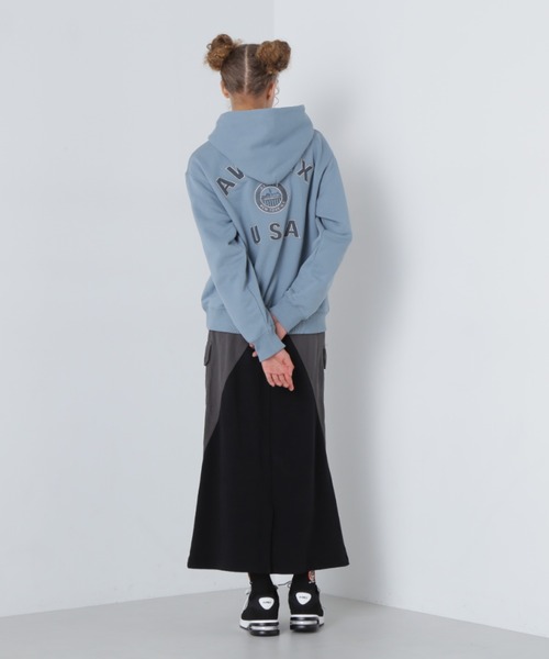パーカー VARSITY LOGO SWEAT PARKA NYC/バーシティーロゴ スウェットパーカー ニューヨーク レディース AVIREX パーカー VARSITY LOGO SWEAT PARKA NYC/バーシティー