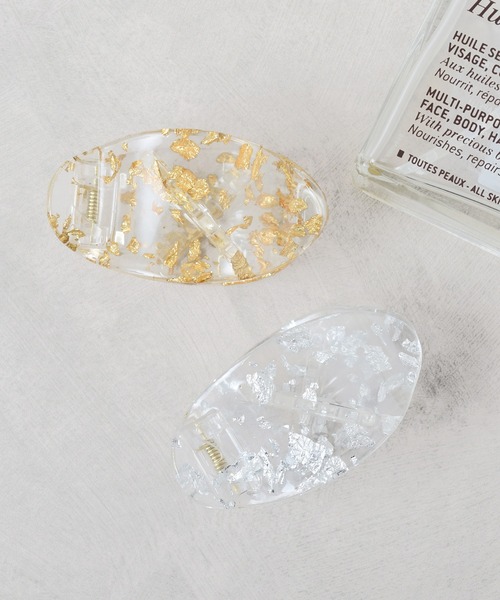 Flowering（フラワーリング） ヘアクリップ オーバル/スクエア