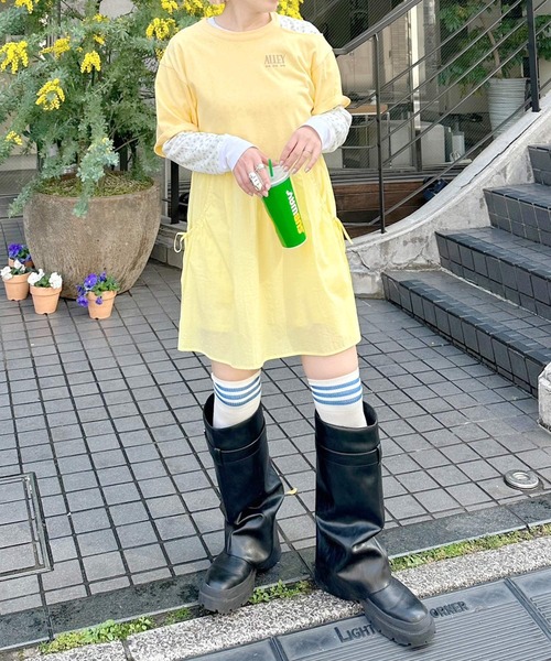 Alley by w closet 「Alley closet」 半袖ワンピース FREE