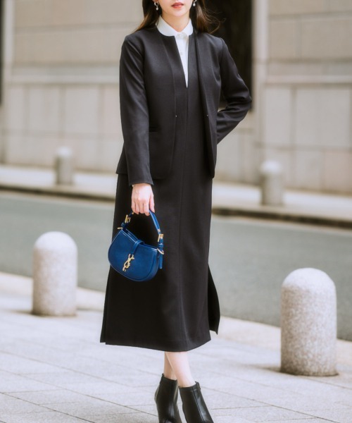 7days Life Styling セットアップ ドビー織ジャンパースカート