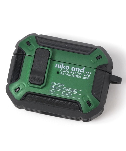 niko and…（ニコアンド） オリジナルニコロゴ AirPods proケース