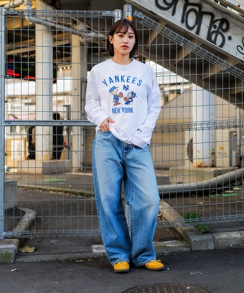PEANUTS tシャツ 「MLB ×PEANUTS」オリジナルデザイン Tシャツ
