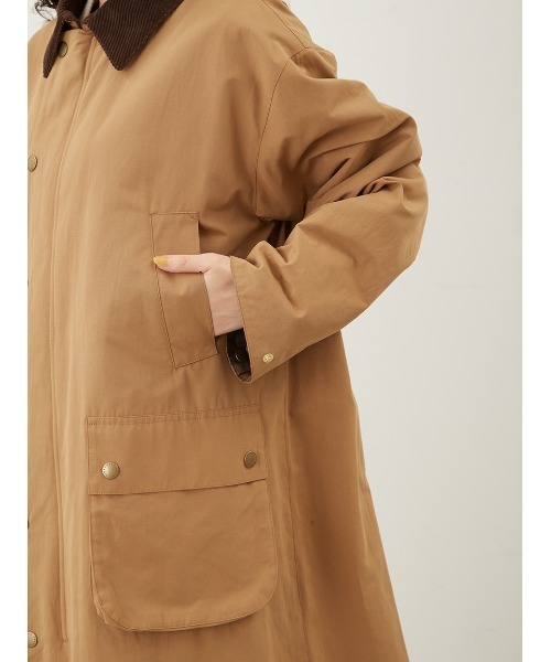 ジャケット ミリタリージャケット 「別注」「Barbour」ロングコート 