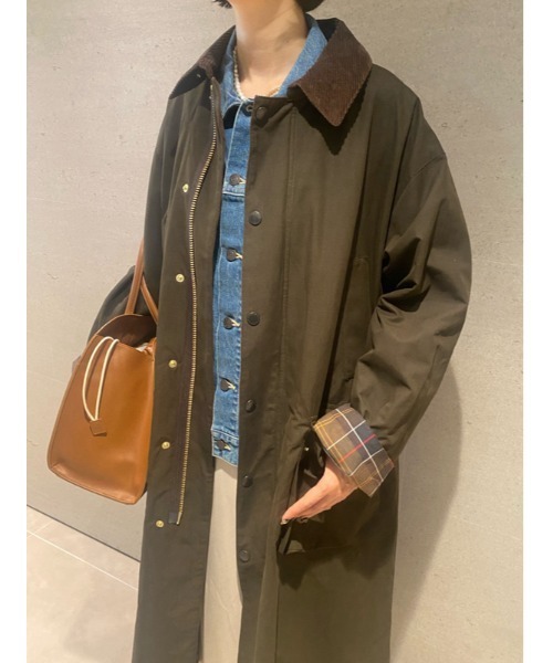 ジャケット ミリタリージャケット 「別注」「Barbour」ロングコート 