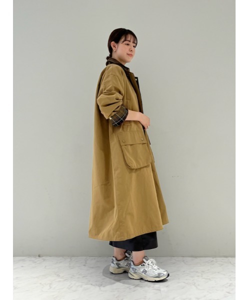 ジャケット ミリタリージャケット 「別注」「Barbour」ロングコート 
