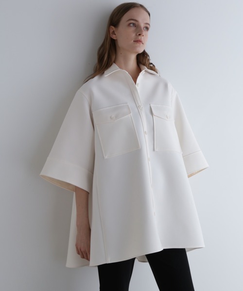 ブラウス シャツ ドライタッチボンディングシャツ レディース LE PHIL ブラウス シャツ ドライタッチボンディングシャツ