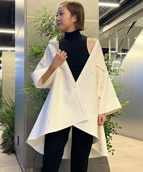 ブラウス シャツ ドライタッチボンディングシャツ レディース LE PHIL ブラウス シャツ ドライタッチボンディングシャツ