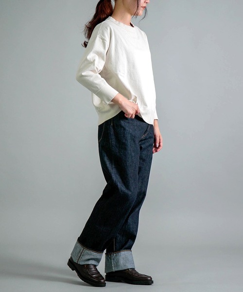 トレーナー スウェット 「OMNIGOD womens / オムニゴッド」 8/天竺 マニッシュトレーナー レディース OMNIGOD トレーナー スウェット 「OMNIGOD womens