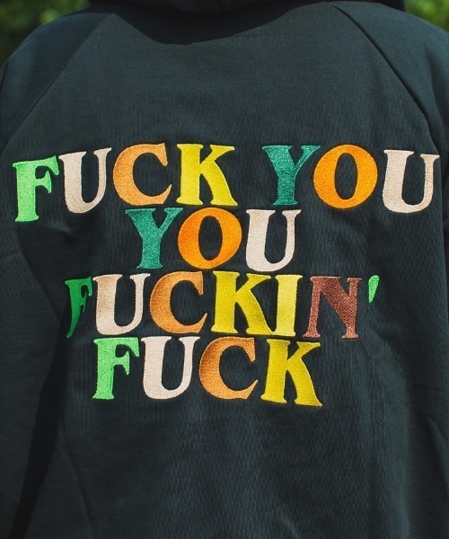 ROYAL FLASH パーカー MAYO/メイヨー/F○CKIN F○CK EMBROIDERY HOODIE  