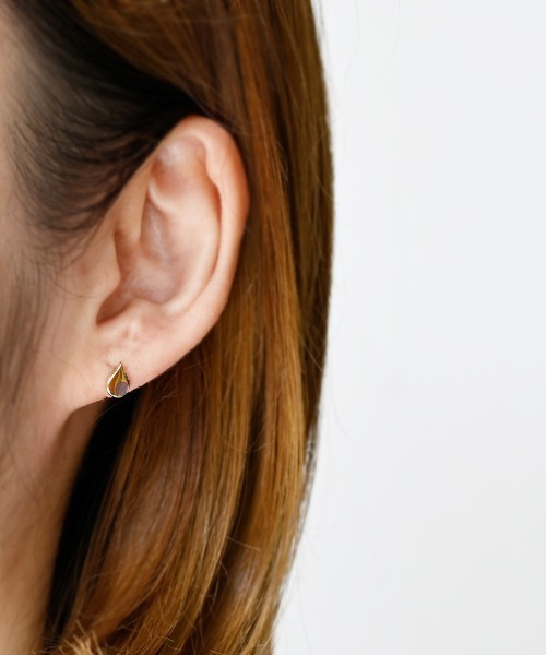 sowi ピアス K10 月雫 ピアス レディース : ZOZOTOWN Yahoo!店