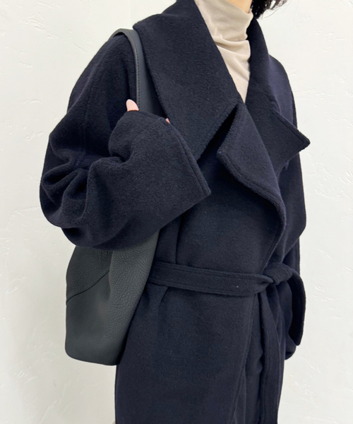 PAN トレンチコート コート 「PAN/パン」W/CA PILE LONG TRENCH