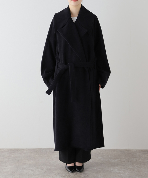 PAN トレンチコート コート 「PAN/パン」W/CA PILE LONG TRENCH