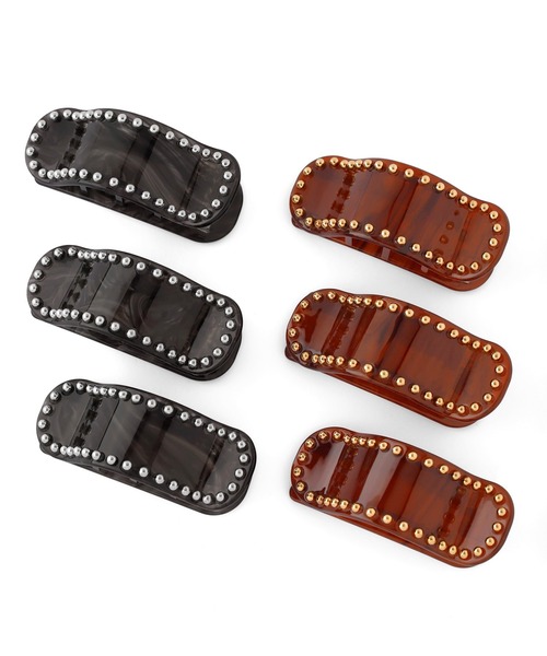 ANEMONE（アネモネ） ヘアクリップ スタッズアーチクリップ : ZOZOTOWN