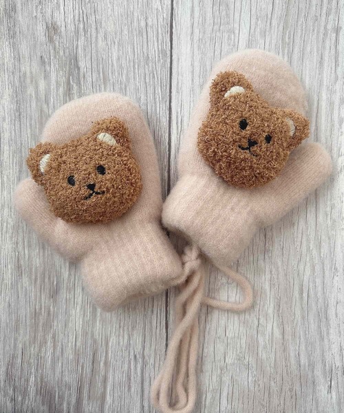 CERCA 手袋 lulunoix/くま手袋 N15328 キッズ 子供 男の子 女の子