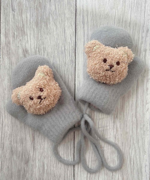 CERCA 手袋 lulunoix/くま手袋 N15328 キッズ 子供 男の子 女の子