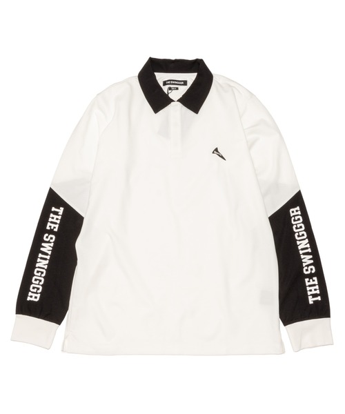 ポロシャツ SWINGGGR/スウィンガー/SWITCHING JAGUARD LONG POLO メンズ