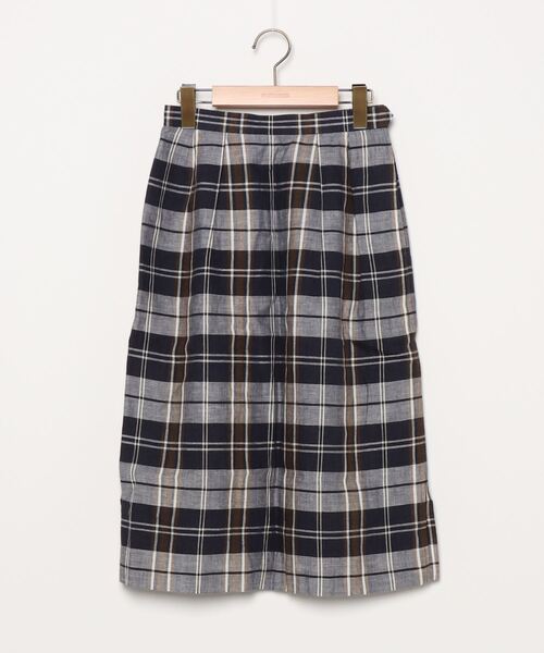 Yves Saint Laurent 「Yves Laurent」 スカート M ネイビー