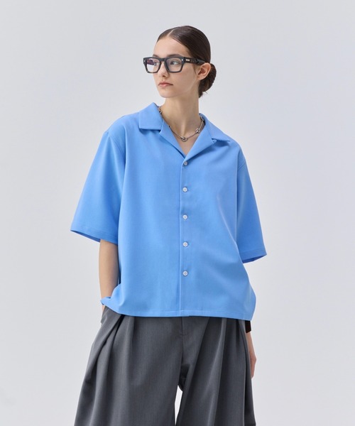 Soerte /ルーズハーフスリーブオープンカラーシャツ 【サイズ1】 LOOSE H / S OPEN COLLAR SHIRT (ASSORT)/ルーズハーフスリーブ
