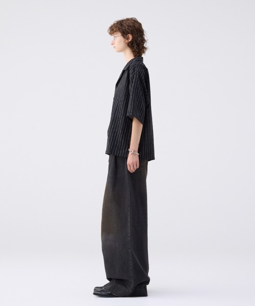soerte LOOSE H/S OPEN COLLAR SHIRT ホワイト soerte シャツ LOOSE H / S OPEN COLLAR SHIRT (ASSORT)/ルーズ