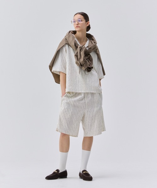 soerteルーズハーフスリーブオープンカラーシャツ サイズ3 出品7/16まで LOOSE H / S OPEN COLLAR SHIRT (ASSORT)/ルーズハーフスリーブ