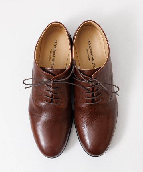 【ALFREDO BANNISTER IN】プレーントゥ革靴　27cm alfredoBANNISTER ビジネスシューズ 「定番」ソフトレザー