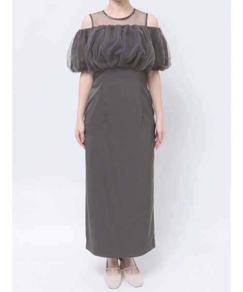 LAGUNAMOON ドレス LADYシアーボレロレイヤードワンピース