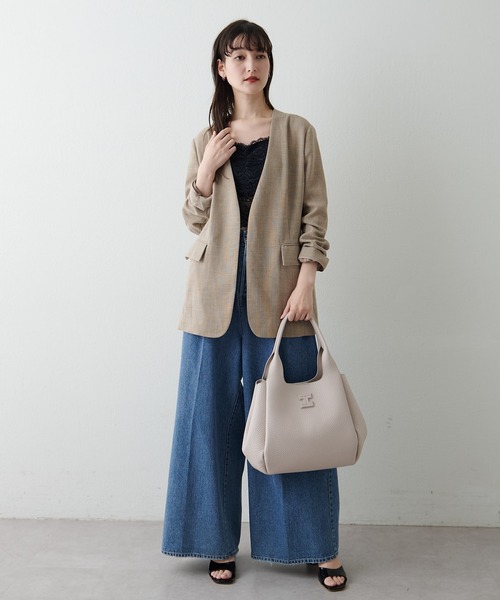 【極美品】【IACUCCI】シボ革　オールレザー　２WAYショルダートートバッグ 2025年最新】IACUCCI トートバッグの人気アイテム - メルカリ