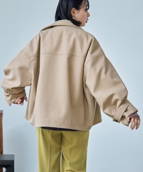 「Fashion Letter」 ステンカラーコート M ベージュ レディース_画像5