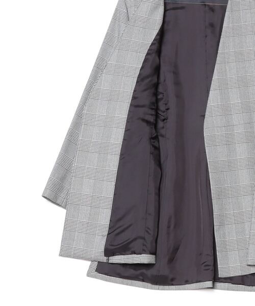 mikomori（ミコモリ） ジャケット テーラードジャケット GLEN CHECK JK