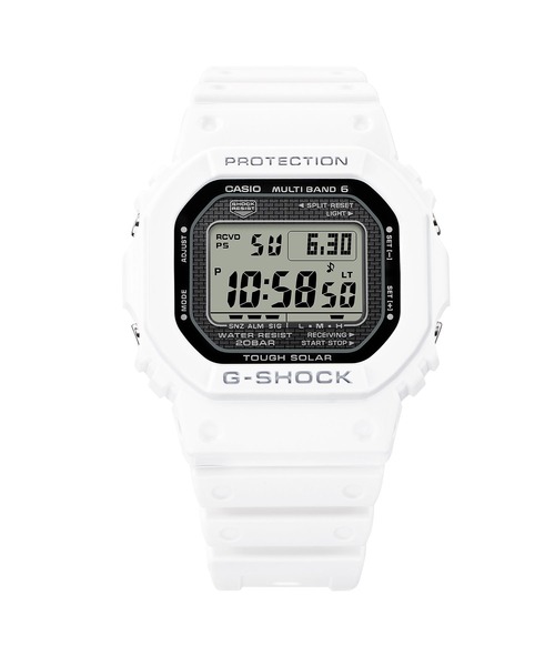 G-SHOCK ソーラー電源 ホワイト腕時計 G-SHOCK 腕時計 電波ソーラー / GW-5000HS-7JF メンズ
