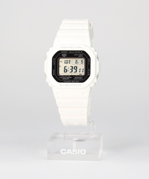 大人気 CASIO G-SHOCK 電波ソーラー 腕時計 ホワイト ソーラー G-SHOCK 腕時計 電波ソーラー / GW-5000HS-7JF メンズ