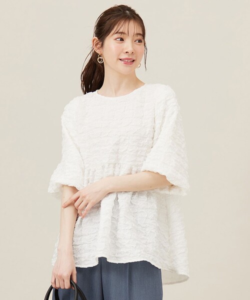 ANY SIS（エニィスィス） tシャツ 「洗える」ワッフルライクフクレジャ