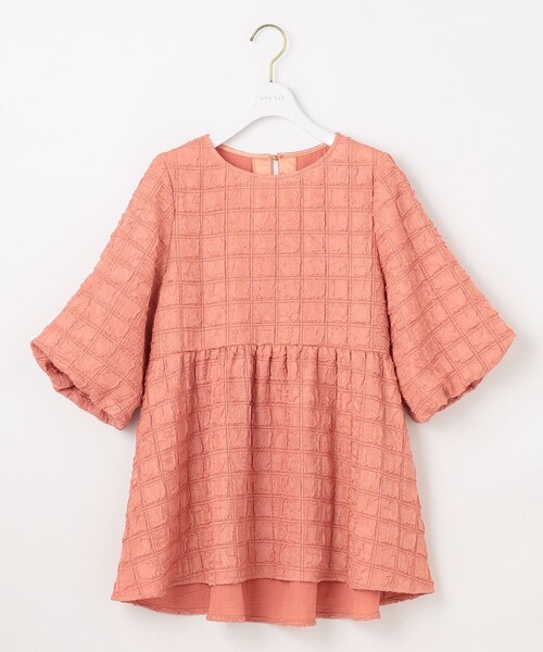 ANY SIS（エニィスィス） tシャツ 「洗える」ワッフルライクフクレジャ 