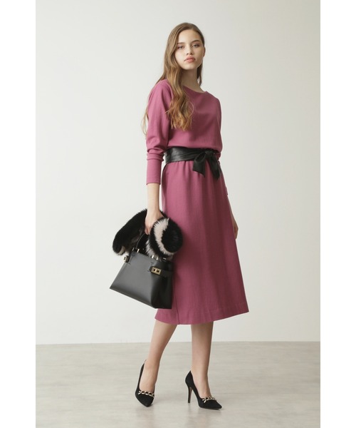 「PINKY&DIANNE」 長袖ワンピース 36 ピンク レディース_画像3