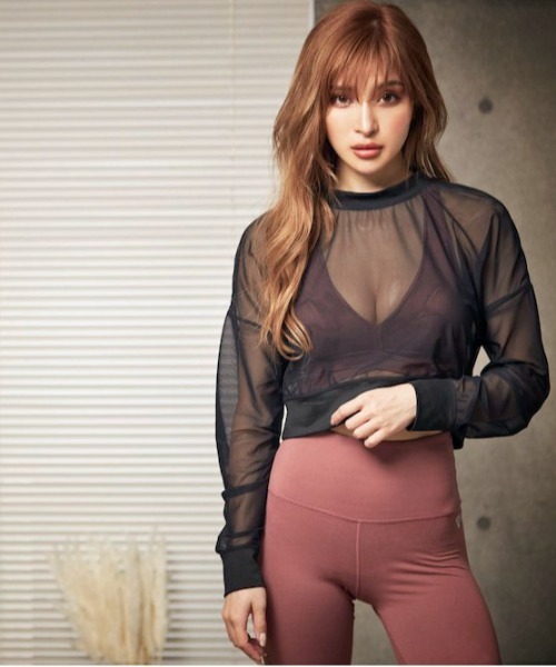 tシャツ SEE-THROUGH TOPS レディース