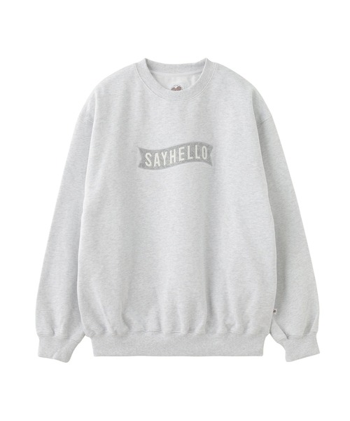 トレーナー スウェット SAYHELLO Basic Logo Patch Crew 24AW-U03 メンズ