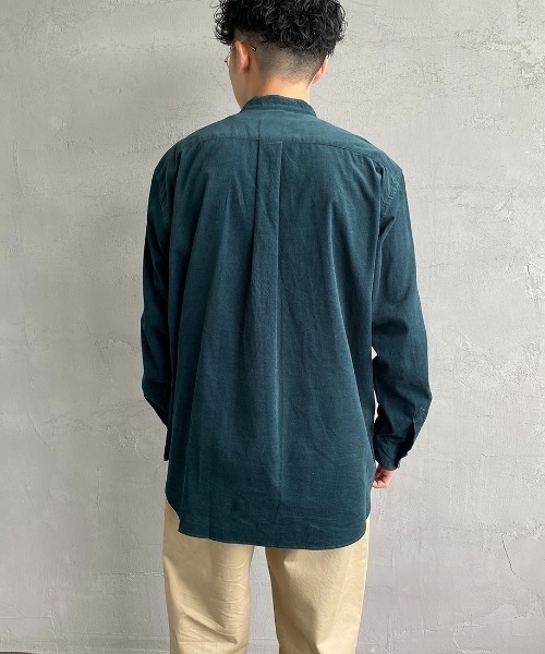 お得，限定セール 「DANTON」 長袖ブラウス 38 オリーブ レディース