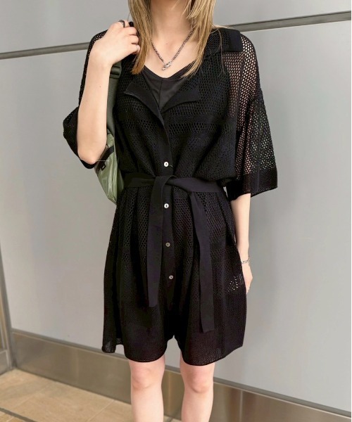 Ameri（アメリ） オールインワン 2WAY KNIT ROMPERS SHIRT レディース