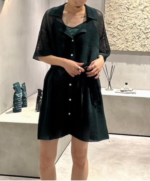 Ameri（アメリ） オールインワン 2WAY KNIT ROMPERS SHIRT レディース