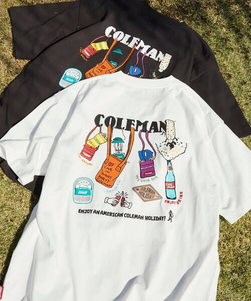 Coleman(コールマン) tシャツ 別注 coleman fes scene SS TEE メンズ Coleman(コールマン) tシャツ 別注 coleman fes scene SS TEE メンズ
