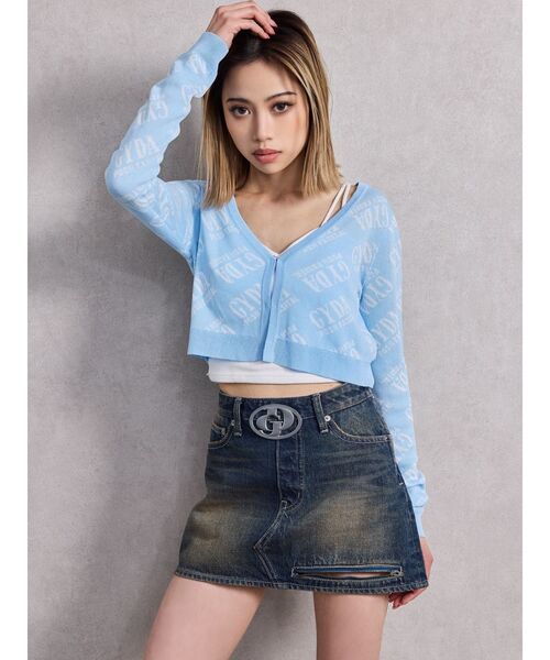 GYDA POSH FADITAL ニットカーディガン GYDA カーディガン POSH FADITAL ニットカーディガン レディース